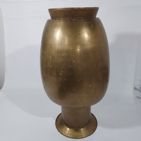 Copper Urn Vase 18" h 31" Diam Center Umbrella, Walking Stick Cottagecore Farm - Picture 2 of 16